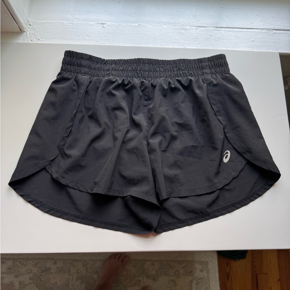 Asics Black Women's Athletic Running Shorts